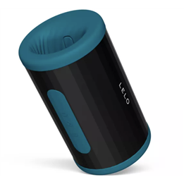 LELO - F2S DOUBLE SONIC MALE STROKER WITH DUAL SONIC STIMULATION TEAL - D-246845