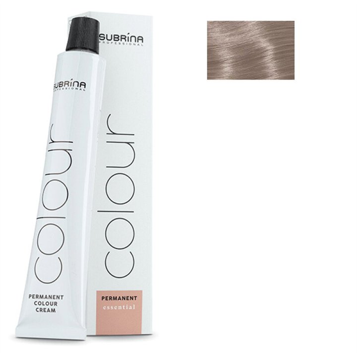 Subrina Professional, Essential Colour, Permanent Hair Dye, 9/1 Light Light Ashy Blonde, 100 ml - Teknashop Ltd