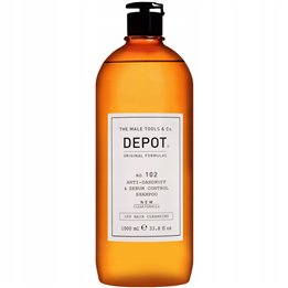 Depot, 100 Hair Cleansing No. 102 Clear Formula, Botanical Complex, Hair Shampoo, Anti-Dandruff & Sebum Control, 1000 ml - Tekna