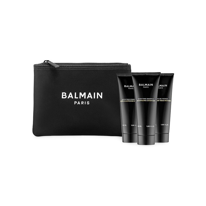 Gift Set Balmain: Homme, Hair Conditioner, Bodyfying, 50 ml + Homme, Hair Shampoo, Bodyfying, 50 ml + Homme, Cleaning, Shower Ge
