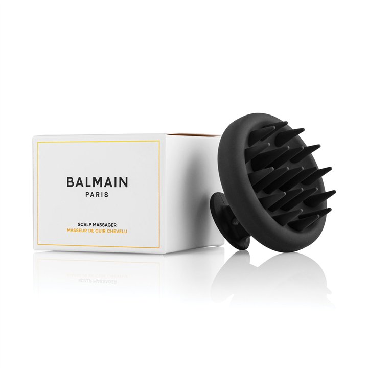 Balmain, Le Scalp Massager, Scalp Brush, Black - Teknashop Ltd