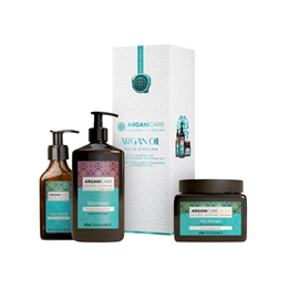 Set Arganicare: Argan Oil & Shea Butter, Hair Shampoo, Repairing & Moisturising, 400 ml + Argan Oil & Shea Butter, Hair Serum, R