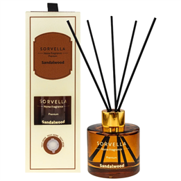 Sorvella, Sandal Wood, Fragrance Sticks, Aroma Reed Diffuser, 120 ml
