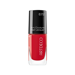 ArtDeco, Art Couture, Vegan, High-Gloss & Vinyl Effect, Nail Polish, 672, Flame, 10 ml