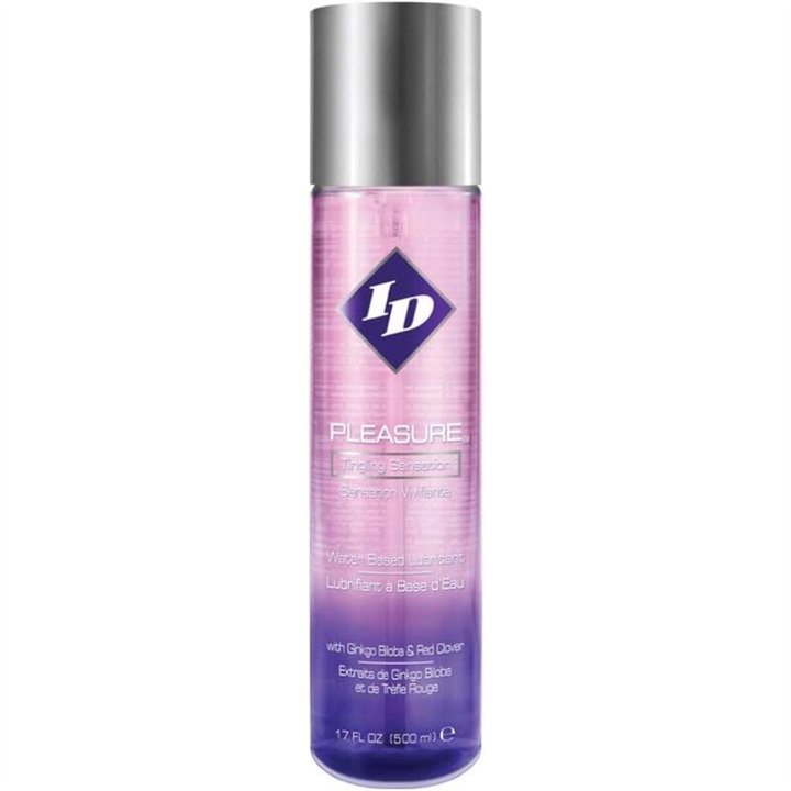 ID PLEASURE - TINGING SENSATION WATER BASED LUBRICANT 500 ML - D-236937 - Teknashop Ltd