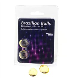 Set 2 Brazilian Balls Vibrating and Shock Efect - 8412345047381