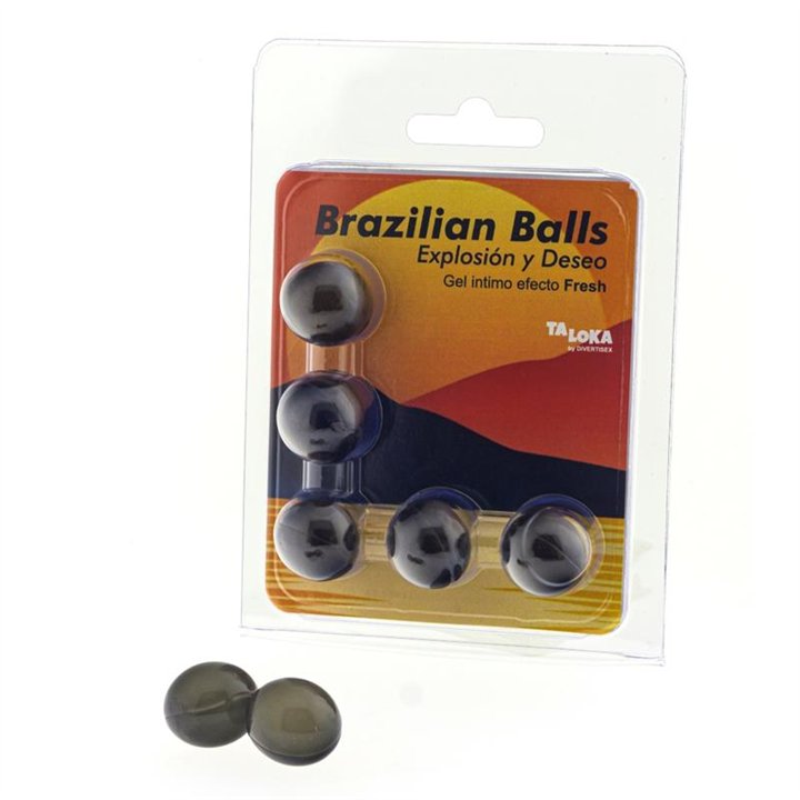Set 5 Brazilian Balls Gel Fresh Effect - 8412345047633 - Teknashop Ltd