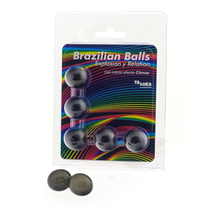 Set 5 Brazilian Balls Gel Climax Effect - 8412345047657 - Teknashop Ltd