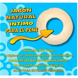 Penis Ring Shaped Soap Yellow - 8412345052705 - Teknashop Ltd