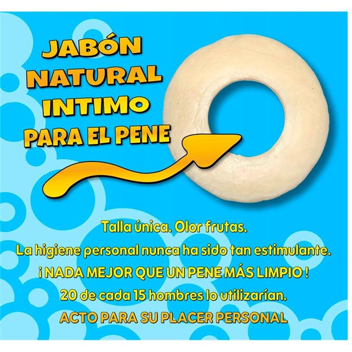 Penis Ring Shaped Soap Yellow - 8412345052705 - Teknashop Ltd