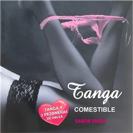 Wafer Thong and Two Strawberry flavored nipple covers - 8412345048692 - Teknashop Ltd
