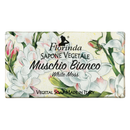 Florinda, White Moss, Vegan, Hydrating & Cleansing, Musk, Scented Soap Bar, Body, 100 g