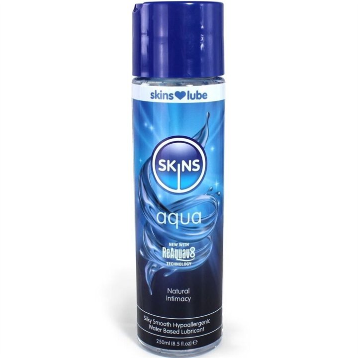SKINS - AQUA WATER-BASED LUBRICANT 250 ML - D-244871 - Teknashop Ltd