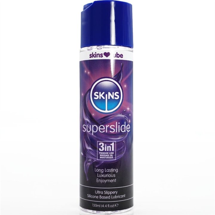 SKINS - SUPERSLIDE SILICONE-BASED LUBRICANT 130 ML - D-244873 - Teknashop Ltd