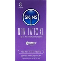 SKINS - LATEX-FREE CONDOMS XL PACK OF 4 - D-245916 - Teknashop Ltd