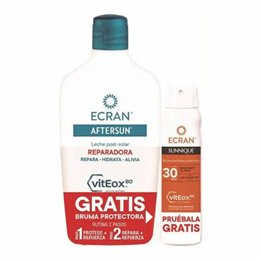 Ecran Aftersun Milk 400ml + Sunnique Spf30 Spray 75ml - unisex