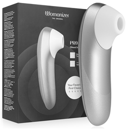 WOMANIZER - PRO VIBRANT CLITORAL STIMULATOR SILVER GREY - D-245717