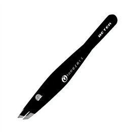 Beter Tweezers Magnetic Slanted Tip Black - unisex - Teknashop Ltd