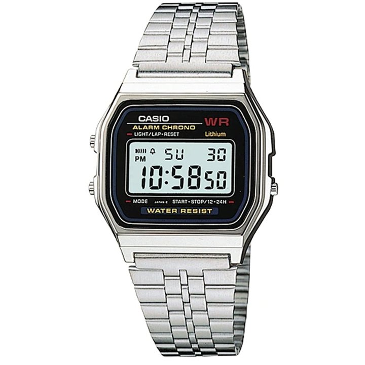 CASIO VINTAGE Mod. ICONIC - BLACK - WW.A-159WA-N1DF - Teknashop Ltd
