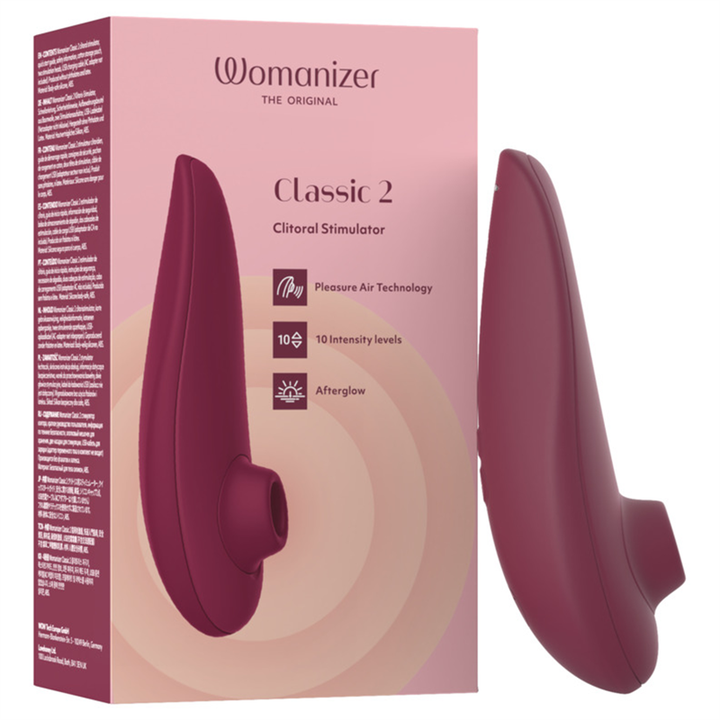 WOMANIZER - CLASSIC 2 CLITORAL STIMULATOR BORDEAUX - D-235670
