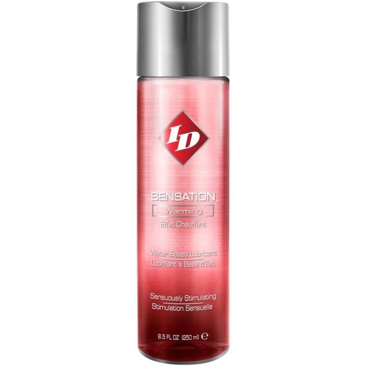 ID SENSATION - WATER BASED LUBRICANT WITH HEAT EFFECT 250 ML - D-236936 - Teknashop Ltd