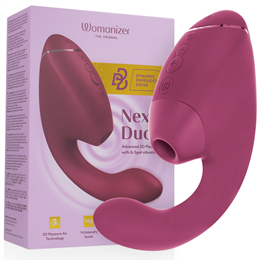 WOMANIZER - DUO NEXT DUAL CLITORAL & G-SPOT STIMULATOR DUSKY PINK - D-245097 - Teknashop Ltd