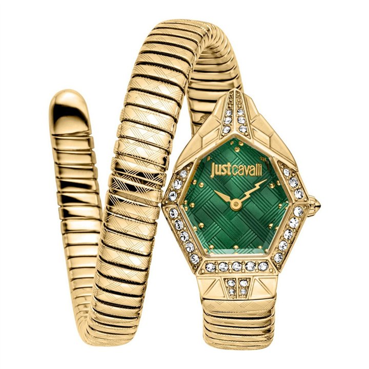 Just Cavalli Ornato Snake JC1L303M0035 Ladies Watch - JC1L303M0035 - Teknashop Ltd