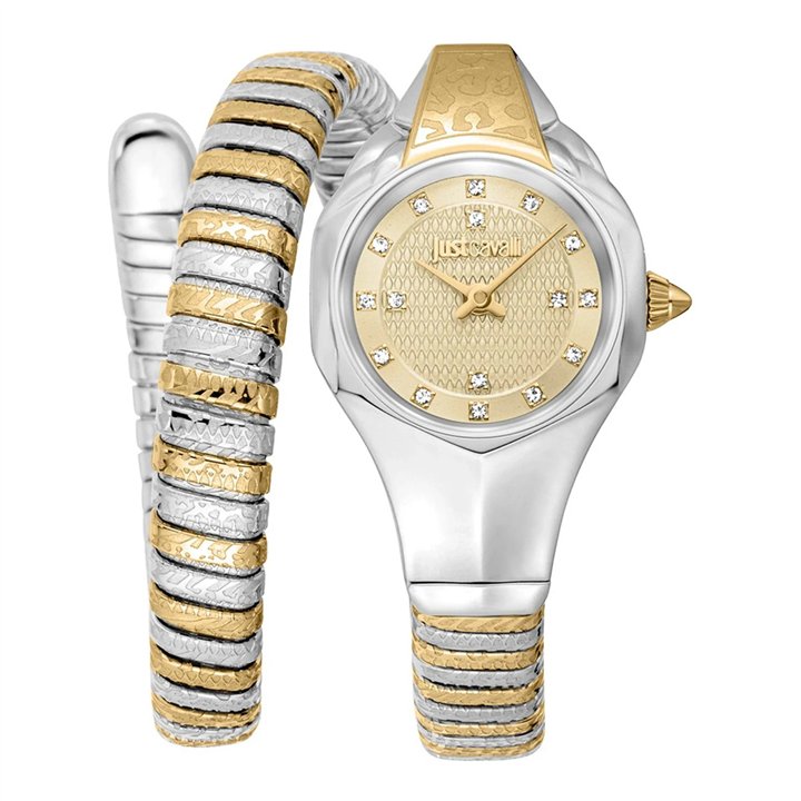 Just Cavalli Signature Snake Amalfi JC1L270M0055 Ladies Watch - JC1L270M0055 - Teknashop Ltd