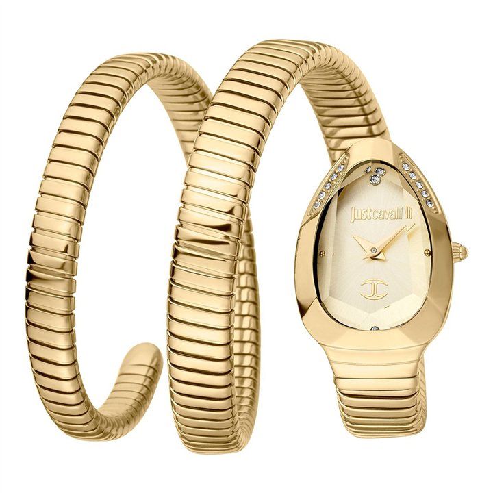Just Cavalli Signature Snake JC1L209M0035 Ladies Watch - JC1L209M0035 - Teknashop Ltd