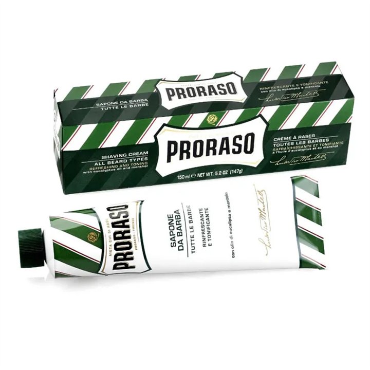 Proraso Green Shaving Cream 150ml - unisex - Teknashop Ltd