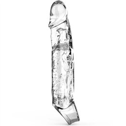 GET REAL - EXTENSION LONG 19 CM TRANSPARENT - D-234612 - Teknashop Ltd