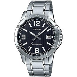 CASIO COLLECTION Mod. CASUAL DATE - BLACK - WW.MTP-V004D-1B2UDF - Teknashop Ltd