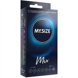 MY SIZE - MIX CONDOMS 69 MM 10 UNITS - D-233573 - Teknashop Ltd