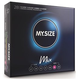 MY SIZE - MIX CONDOMS 64 MM 28 UNITS - D-233579 - Teknashop Ltd