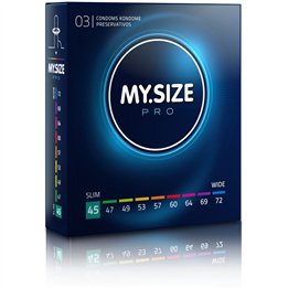 MY SIZE - PRO CONDOMS 45 MM 3 UNITS - D-228854 - Teknashop Ltd