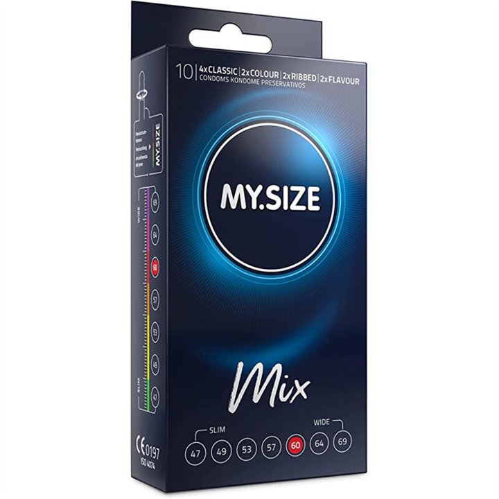 MY SIZE - MIX CONDOMS 60 MM 10 UNITS - D-233571