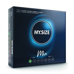 MY SIZE - MIX CONDOMS 47 MM 28 UNITS - D-233574