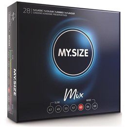 MY SIZE - MIX CONDOMS 60 MM 28 UNITS - D-233578