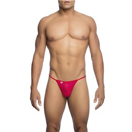MOB - RED MICROFIBER V-STRING SIZE S/M - D-243551