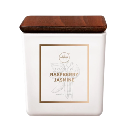 Aroma Home, Raspberry & Jasmine, Scented Candle, 115 g