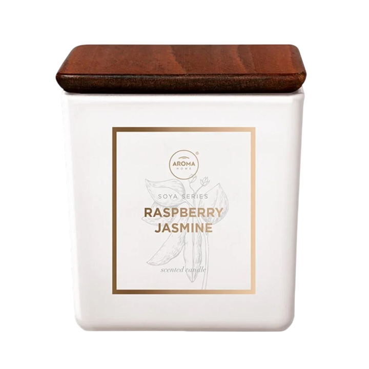 Aroma Home, Raspberry & Jasmine, Scented Candle, 115 g