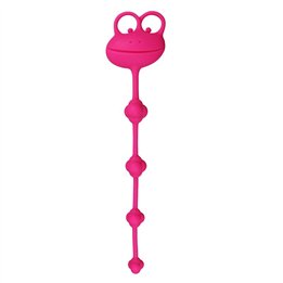 Anal Beads Frog Pink - LO-BK25P - Teknashop Ltd
