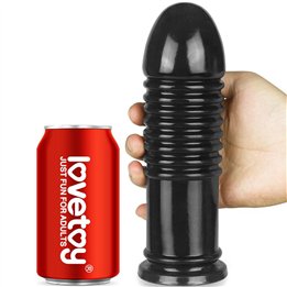 Butt Plug King Sized Anal Bumper 8 Black - LO-LV2242 - Teknashop Ltd