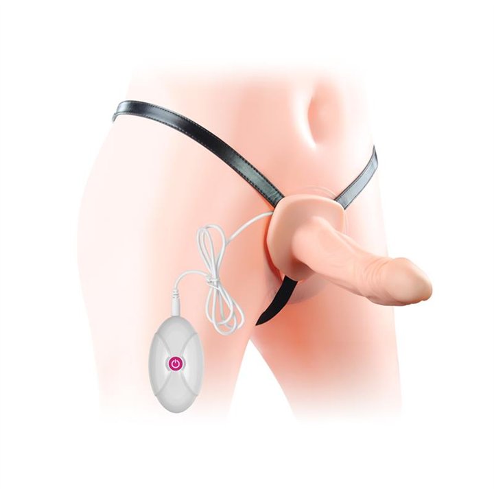 Unisex Hollow Strap On Vibrating - LO-LV3002 - Teknashop Ltd