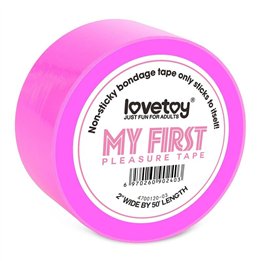 Bondage Tape Non-Sticky Fuchsia - LO-4700120-F - Teknashop Ltd