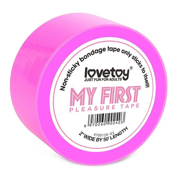 Bondage Tape Non-Sticky Fuchsia - LO-4700120-F - Teknashop Ltd