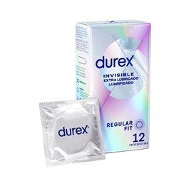 Condoms Invisible Extra Lub 12ud - 8428076000427