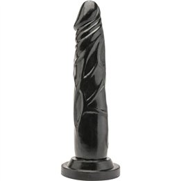 GET REAL - DONG 18 CM BLACK - D-234559 - Teknashop Ltd