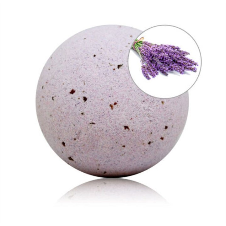 TALOKA - LAVENDER SCENTED BATH BOMB WITH ROSE PETALS - D-232570 - Teknashop Ltd