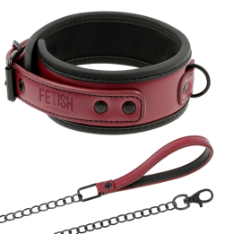 FETISH SUBMISSIVE DARK ROOM - NEOPRENE LINING CHAIN NECKLACE - D-227422